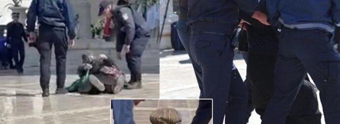 Χαμός με την Ελένη Λουκά στην κηδεία της Μαρινέλλας – Ξάπλωσε κάτω και φώναζε