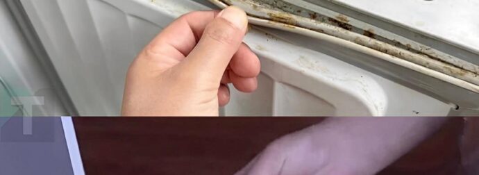 Πώς να καθαρίσετε γρήγορα και αποτελεσματικά τις μουχλιασμένες φλάντζες του ψυγείου σε μόλις 5 λεπτά