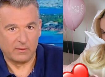 Γιώργος Λιάγκας: Το sms στην Κατερίνα Καινούργιου μετά την επιστροφή στο σπίτι με το μωρό – «Της ζήτησα να βγει στην εκπομπή»