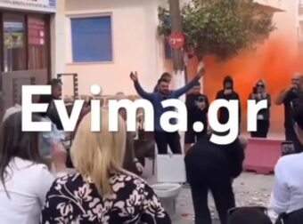 Το γλέντι στην Εύβοια που πήρε άλλη τροπή – Ξέμειναν από πιάτα και άρχισαν να σπάνε και λεκάνες – Δείτε το βίντεο