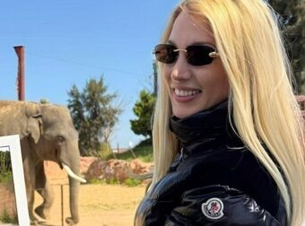 Κωνσταντίνα Σπυροπούλου: Στο ζωολογικό πάρκο με τα παιδιά της, Βλάσση και Βασίλη – Φωτογραφίες από την καθημερινότητά της