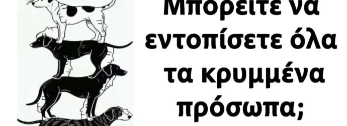 Μπορείτε να εντοπίσετε όλα τα κρυμμένα πρόσωπα;