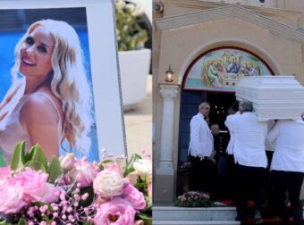 Κηδεία Μαστροκώστα: Οι δυο ανατριχιαστικές στιγμές στην ταφή της – Το λευκό χελιδόνι και το ουράνιο τόξο