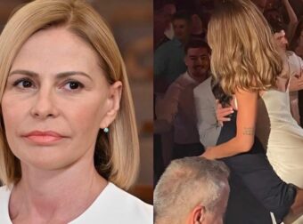 Τζένη Μπαλατσινού: Με κίτρινη τουαλέτα στο γλέντι για τον γάμο της κόρης της στη Μεσσηνία-Εξαφανισμένος ο υπουργός Κικίλιας