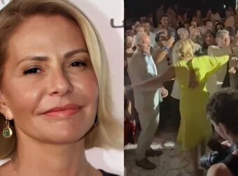 Μάνα είναι μόνο μία: Η Τζένη Μπαλατσινού χόρεψε ζεϊμπέκικο στο γλέντι πριν τον γάμο της κόρης της