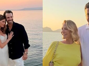 Με νυν και πρώην μαζί η Τζένη Μπαλατσινού: Η αμήχανη στιγμή που συναντήθηκαν Κωστόπουλος-Κικίλιας στο γλέντι-Ούτε ματιά δεν αντάλλαξαν