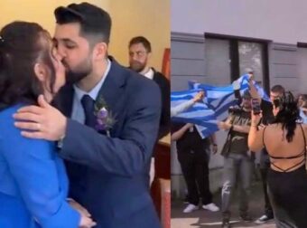 Χαμός σε ελληνοτουρκικό γάμο στη Γερμανία – Με ελληνικές και τουρκικές σημαίες οι οικογένειες