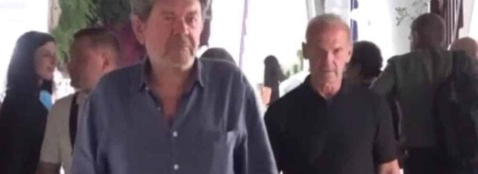 Γιάννης Λάτσιος και Πέτρος Κωστόπουλος απολαμβάνουν τη νυχτερινή ζωή στη Μύκονο