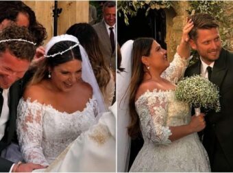 Δανάη Μπάρκα: Ανακοίνωσε την εγκυμοσύνη στο τραπέζι του γάμου – Η τρυφερή αφιέρωση στον σύζυγό της