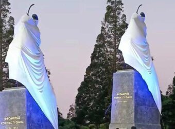 Τα αποκαλυπτήρια του ανδριάντα του Θεόδωρου Κολοκοτρώνη στην Τρίπολη