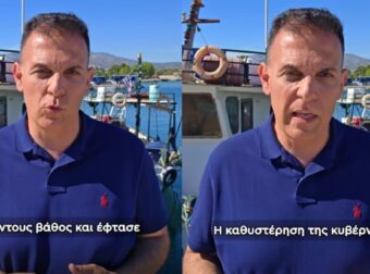 O Καραμέρος κατηγορεί τον Μητσοτάκη και την κυβέρνηση για την εμφάνιση λαγοκέφαλων στις ελληνικές παραλίες