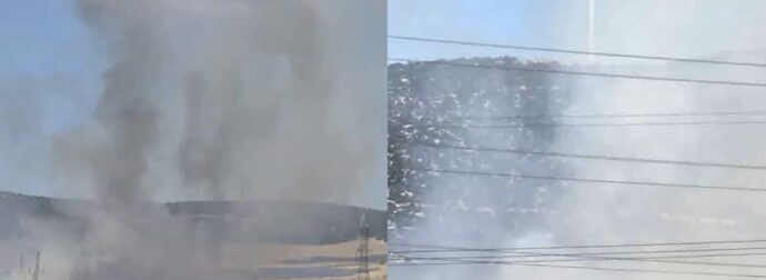 Φωτιά στα Σπάτα κοντά στο αεροδρόμιο – 5 εναέρια στη μάχη της κατάσβεσης