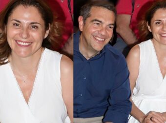 Η Περιστέρα εμφανίστηκε με τον Τσίπρα στα λευκά σαν Αρχαία Ελληνίδα με κατακόκκινο πεντικιούρ και σανδάλια – Όλοι γύρισαν να την κοιτάξουν