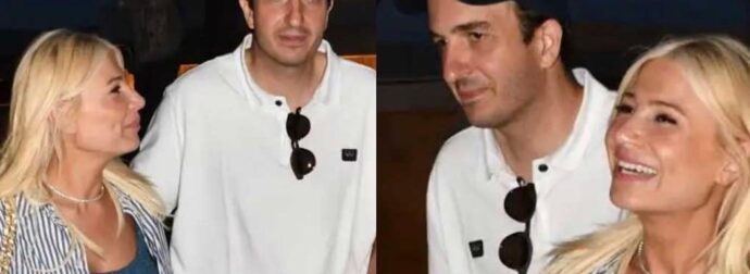 Φαίη Σκορδά και Αλέξανδρος Αθανασιάδης: Χέρι χέρι στο πάρτι Οικονομάκου – Τσερέλα για πρώτη φορά