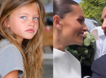 Το «πιο όμορφο κορίτσι στον κόσμο» παντρεύτηκε – Το κομψό λευκό νυφικό με κάπα