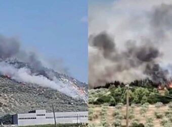 Φωτιά στο Σπαθοβούνι Κορινθίας – Ήχησε το 112 γα ετοιμότητα