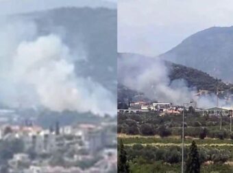 Φωτιά στα Σπάτα κοντά στο κτήμα Νάσιουτζικ