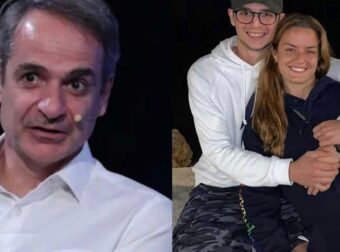 Ο Μητσοτάκης στο Wimbledon για τον αγώνα της Μαρίας Σάκκαρη με την Τζασμίν Παολίνι