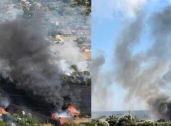 Φωτιά στη Καλλικράτεια Χαλκιδικής – 112 για εκκένωση των οικισμών Κηπούπολη και Αμπελάκια, κοντά στα σπίτια οι φλόγες