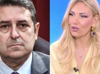 Γιώργος Μυλωνάκης και Τίνα Μεσσαροπούλου στην πρώτη βραδινή έξοδος μετά την περιπέτεια υγείας 