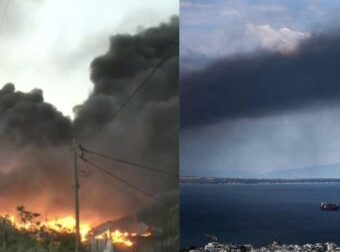 Στην Αττική το τοξικό νέφος από τη φωτιά στο Ωραιόκαστρο – Τι πρέπει να κάνετε με τα κλιματιστικά