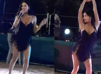 Χαμός με καλλονή τραγουδίστρια σε πανηγύρι στην Φιλιππιάδα – Ξεσήκωσε τους πάντες με τις χορευτικές της ικανότητες