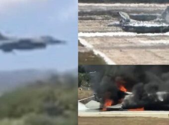 Βίντεο-σοκ από την αναγκαστική προσγείωση F16 στην Ζάκυνθο – Υποδειγματική η αντίδραση του πιλότου