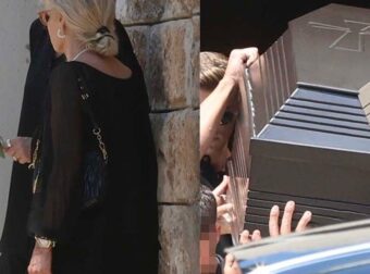 Θρήνος στην κηδεία του Λορέντζο Καριέρε – Συντετριμμένη η σύζυγός του, Έλενα Κατραβά
