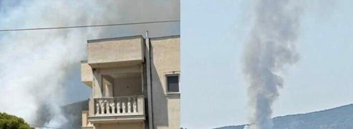 Φωτιά στη Σαλαμίνα στην περιοχή Σελίνια: Μηνύματα του 112 στους κατοίκους – «Απομακρυνθείτε προς παραλία»