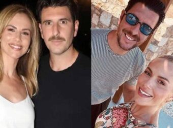 Ντορέττα Παπαδημητρίου και Γιώργος Γεροντιδάκης φουλ ερωτευμένοι στις καλοκαιρινές τους διακοπές – Ποζάρουν αγκαλιά στη θάλασσα
