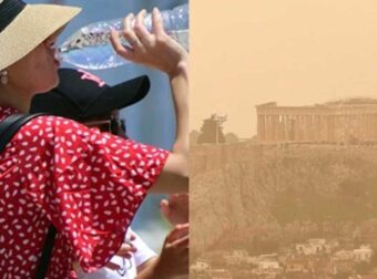 Καιρός: Καύσωνας με 38άρια και δυνατά μελτέμια έως 8 μποφόρ – Οι 7 περιοχές με αφρικανική σκόνη