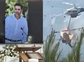 Αριστοτέλης Δαμίγος: Σε κλίμα οδύνης έγινε η αποτέφρωση του συντονιστή που σκοτώθηκε μετά τη σύγκρουση ελικοπτέρων στην Ψάθα