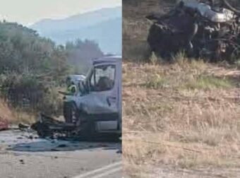 Οικογενειακή τραγωδία στις Σέρρες, μητέρα και γιος νεκροί από μετωπική φορτηγού με ΙΧ – Βίντεο ντοκουμέντο από τη στιγμή της σύγκρουσης