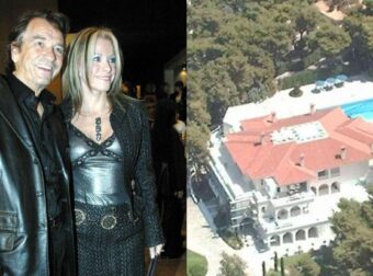 Σπάνιες φωτογραφίες του Νίκου Κούρκουλου με την Μαριάννα Λάτση στο σπίτι της Εκάλης