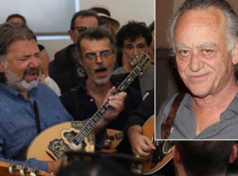 Κηδεία Νίκου Καλογερόπουλου: Τον αποχαιρέτησαν με όργανα και τραγούδια – Όλος ο καλλιτεχνικός κόσμος ήταν εκεί