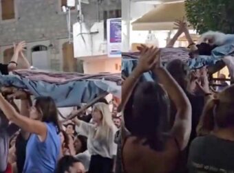 Κρήτη: Πήραν κατάκοιτη ηλικιωμένη σε ξαπλώστρα για να μη χάσει το πανηγύρι του χωριού