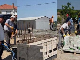 Σουφλί: Ένα ολόκληρο χωριό χτίζει εθελοντικά σπίτι για νέο ζευγάρι