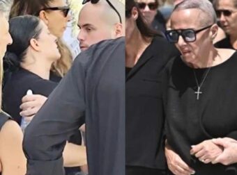 Κηδεία Δημήτρη Κόκοτα: Ράγισε καρδιές η σύζυγός του, Κατερίνα Πετράκη στον επικήδειο – «Τον ευχαριστώ που μου άφησε το παιδί μας»