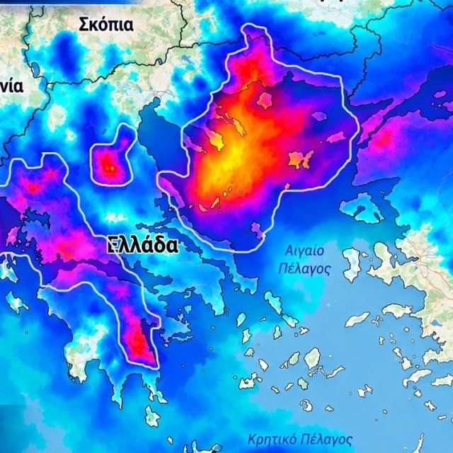 Νέο έκτακτο δελτίο επιδείνωσης καιρού της ΕΜΥ- Οι περιοχές που θα έχουν χαλαζοπτώσεις και ισχυρές καταιγίδες