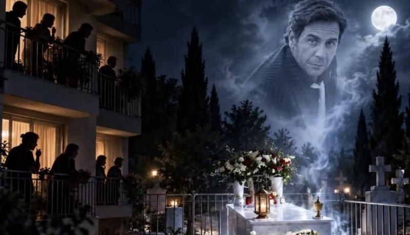 Ανατριχίλα! Τι συνέβη χθες στις 3 τα ξημερώματα στο μνήμα του Μαζωνάκη: Βγήκαν οι γείτονες στα μπαλκόνια – Η μυστηριώδης λάμψη που τους αναστάτωσε