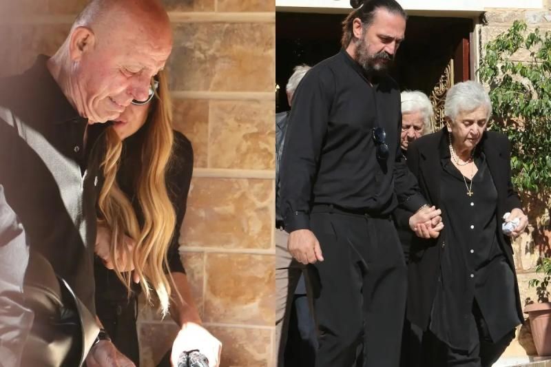 Μνημόσυνο Μαζωνάκη – Μακρυνιώτης: Χέρι χέρι με την πεθερά του – Ξέσπασε σε κλάματα ο Μανώλης Μαζωνάκης