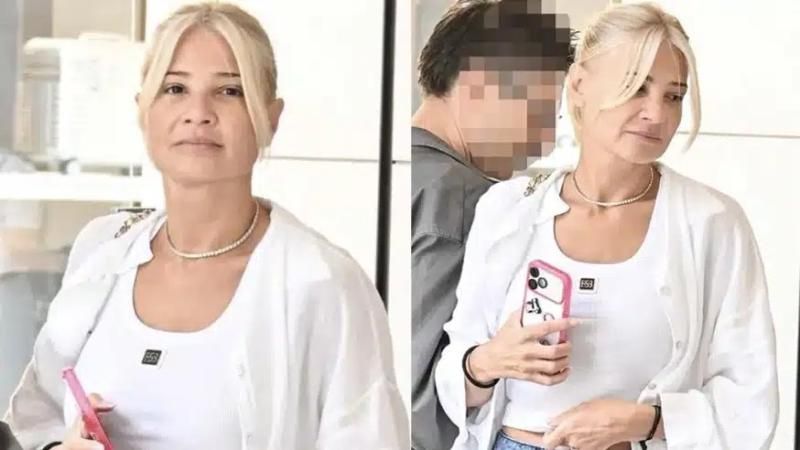 Φαίη Σκορδά: Εμφάνιση χωρίς μακιγιάζ στο κέντρο πριν την πρεμιέρα