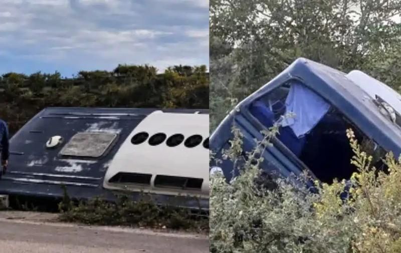 ΣΟΒΑΡΟ ΤΡΟΧΑΙΟ ΜΕ ΛΕΩΦΟΡΕΙΟ ΤΟΥ ΠΟΛΕΜΙΚΟΥ ΝΑΥΤΙΚΟΥ - ΠΟΛΛΟΙ ΤΡΑΥΜΑΤΙΕΣ